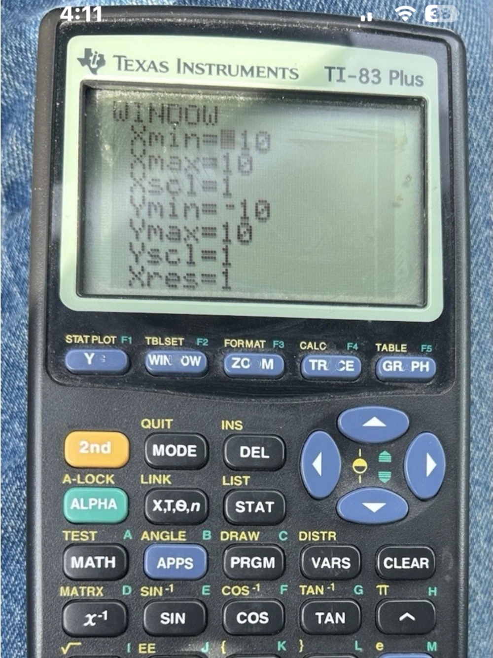 Texas Instruments TI-83 Graphing Calculator Black With Protective Case